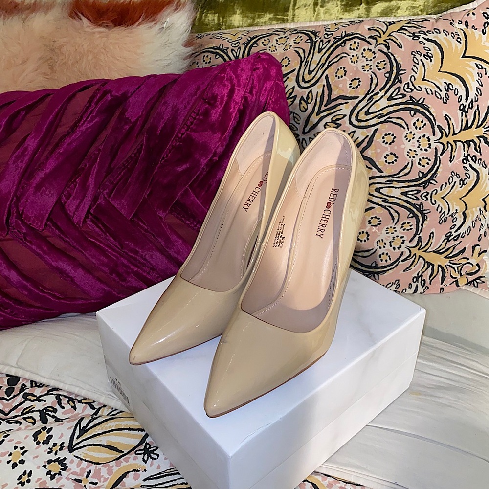Nude Point Toe Heels